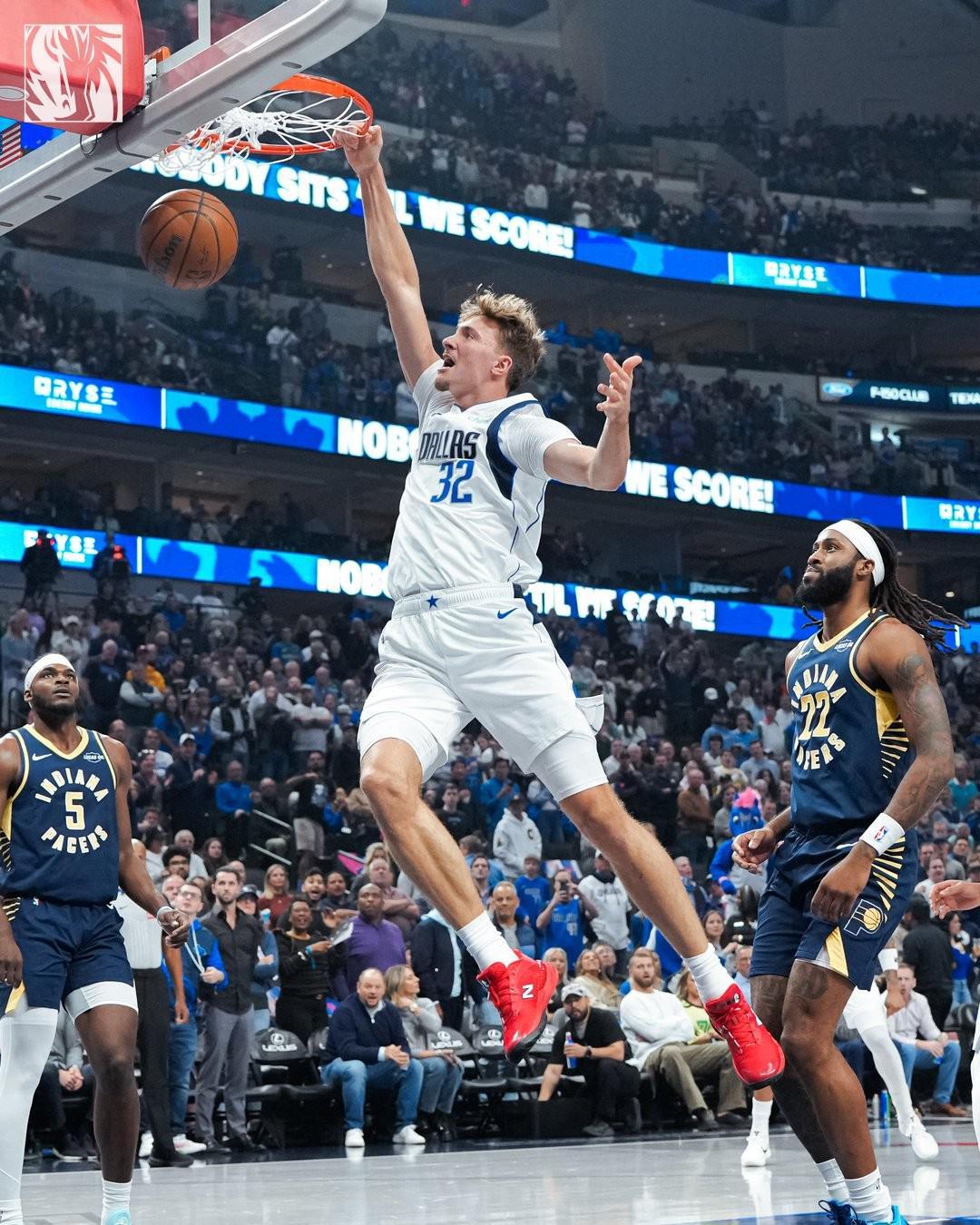 独行侠107-105险胜步行者，状元秀库珀-弗拉格35分04秒交出15+10，NBA新秀篮板王会不会太早夸？