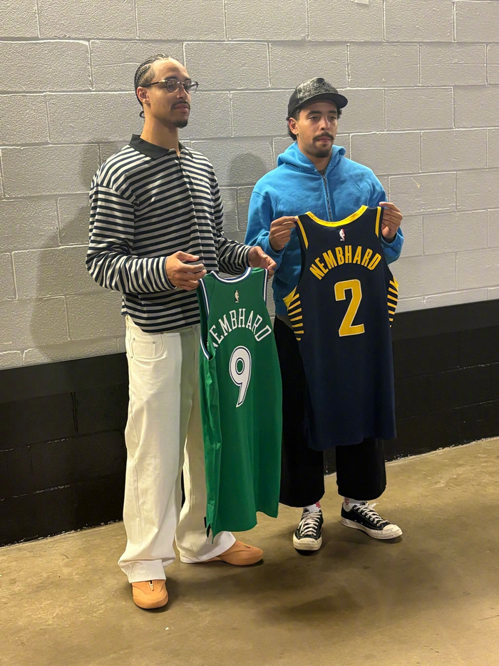 内姆哈德兄弟两位同场，平民版兄弟对决把NBA当自家后院