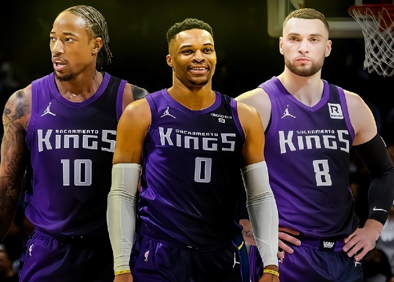 国王5战4负，NBA四巨头成摆设？威少1年360万也救不了这阵容