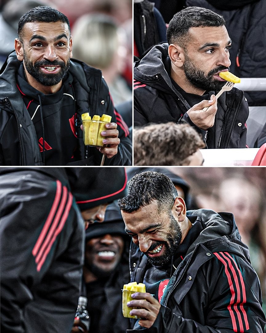 利物浦英联杯0:3被水晶宫KO，萨拉赫边吃菠萝边笑？