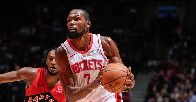 139-121！NBA火箭客场摘猛龙，杜兰特31分罚球登第7名