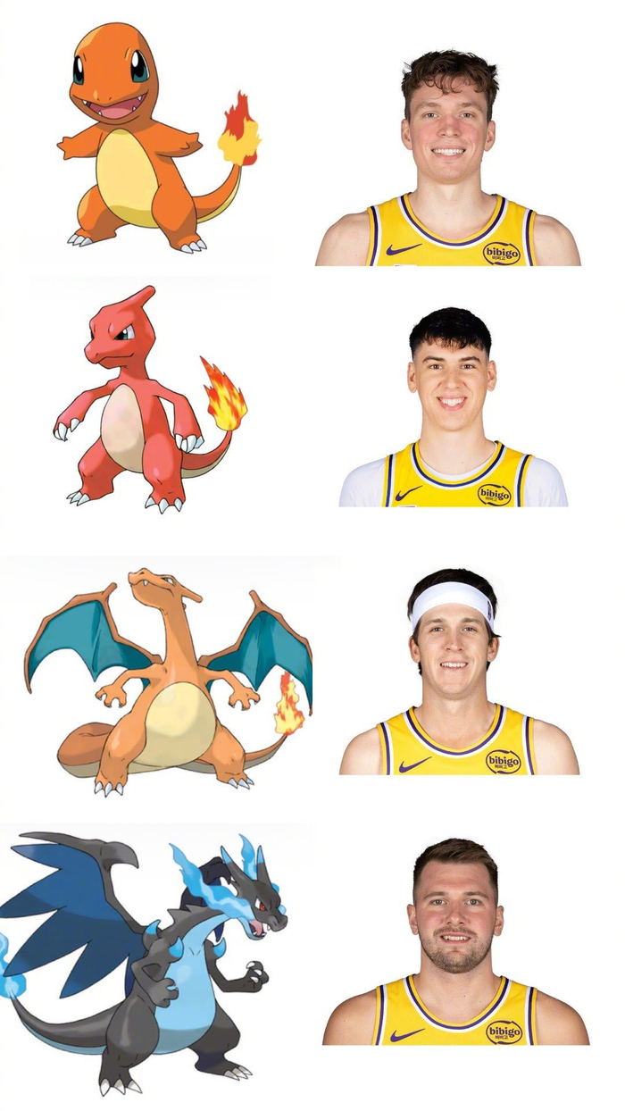 4级进化链：湖人版喷火龙崛起，NBA东契奇能压里夫斯吗？