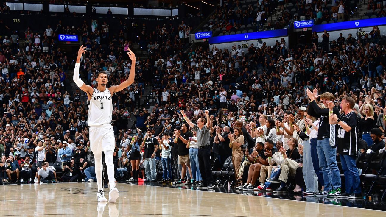 NBA开季7天16场40+轰炸，韦姆巴羊的转型比新秀们还猛？