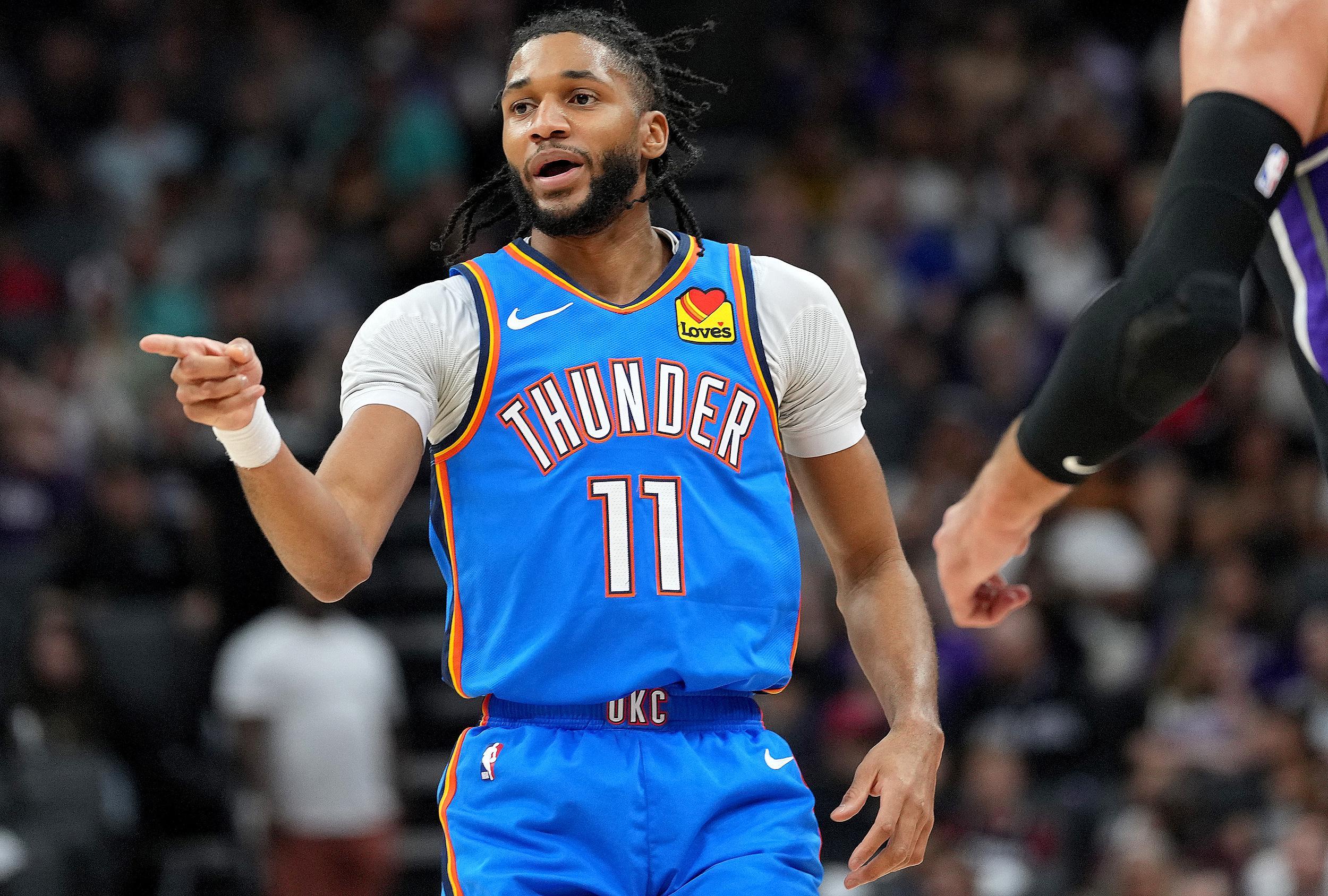 NBA常规赛第1次亮相？雷霆队主场迎奇才，以赛亚·乔能不能上场算把戏