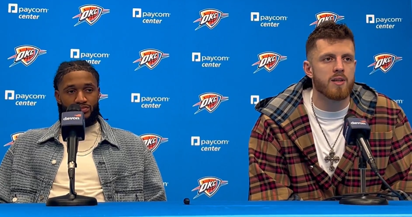 127分大胜，雷霆在NBA用胜利回应队友病情，温情与现实