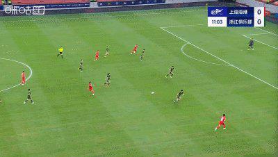 中超第29轮：海港3-0浙江，王燊超世界波+李帅精准供应