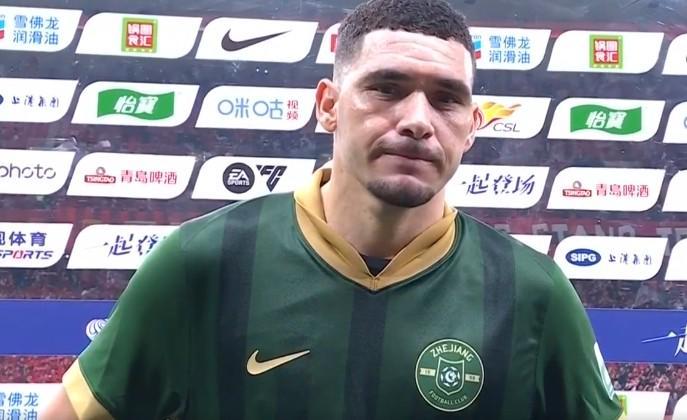 中超0-3：浙江队客场溃败，亚戈赛后说要坚持到最后的第1次表态