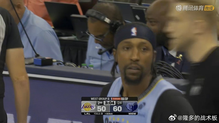 湖人一度落后10分，灰熊24-6那波进攻，NBA这节像被偷走了