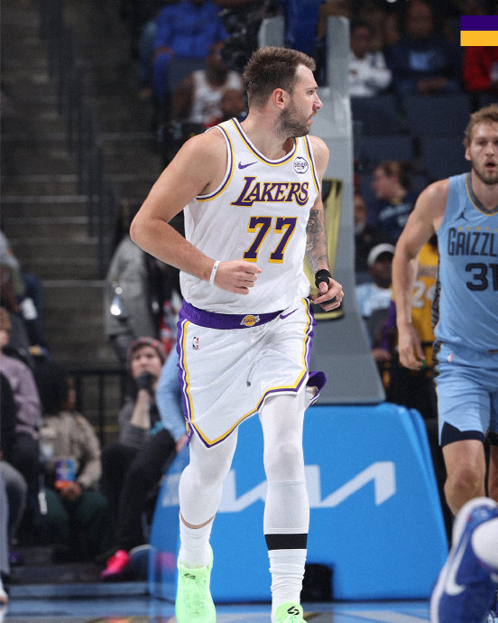 117-112，湖人硬刚灰熊：东契奇44分在NBA像开了外挂