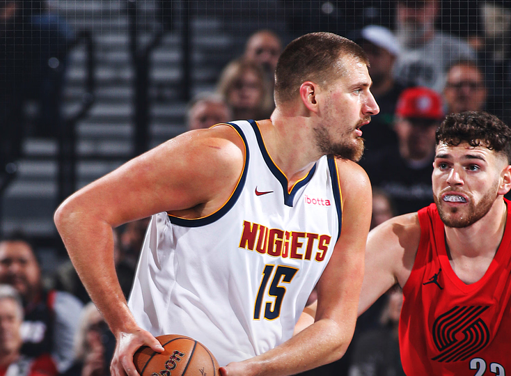 NBA杯109-107惊天反转：开拓者爆冷丹佛掘金队，约基奇三双被按在门槛上？