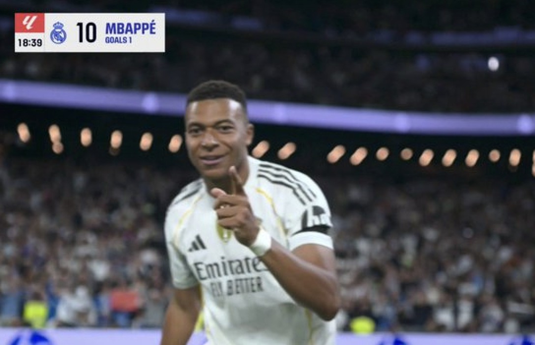 姆巴佩8场连破门，皇家马德里西甲火力在线，利雅得胜利的C罗还能坐得住吗？