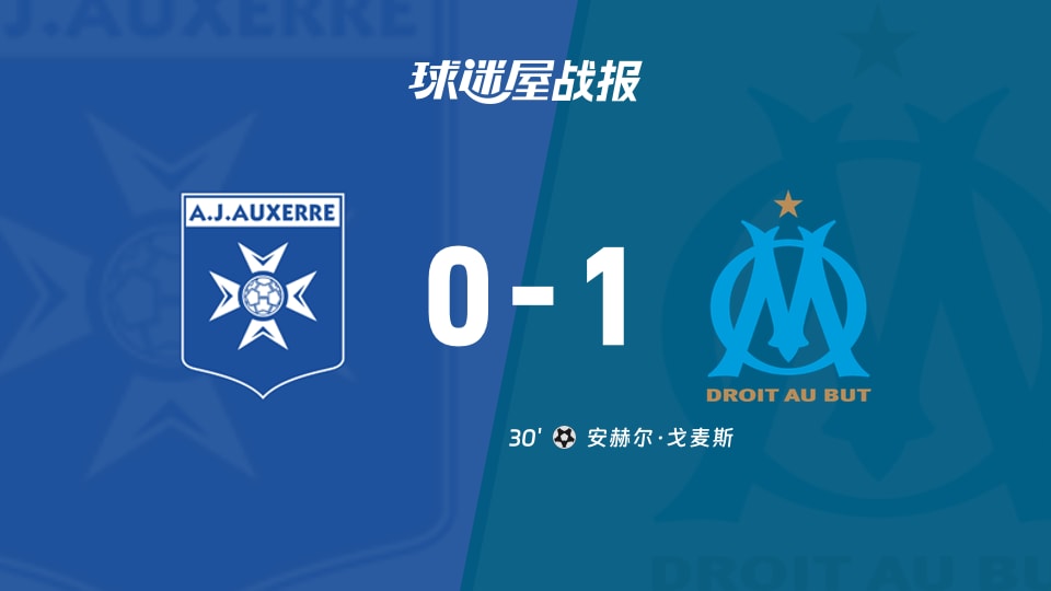 欧塞尔0-1马赛！法甲1球小胜，欧塞尔防线像菜市场（数据内含）