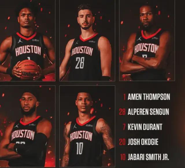 128-101狂胜，火箭3胜2负：NBA这是换了终结者？凯文杜兰特发车