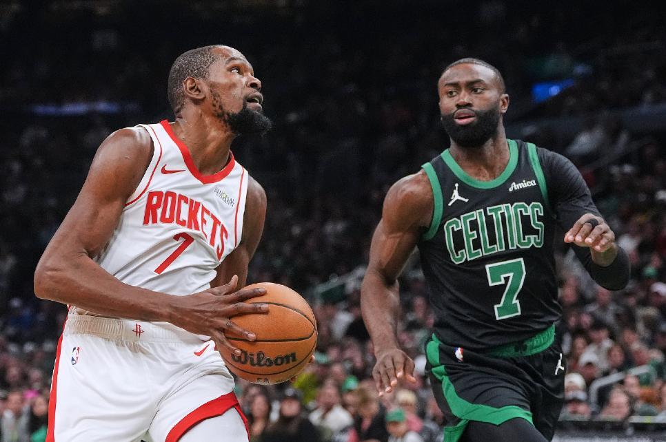 NBA 128-101：火箭队3连胜，凯文杜兰特像开挂一样