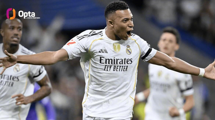 姆巴佩11轮13球！皇马4-0瓦伦西亚，西甲射手榜被他一人掀翻？