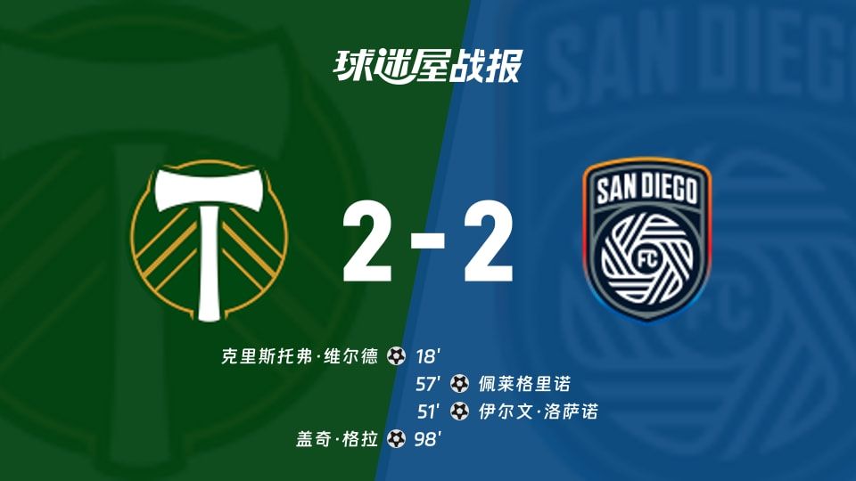 美职业点球3-2定胜负，波特兰伐木工2-2绝平后险胜