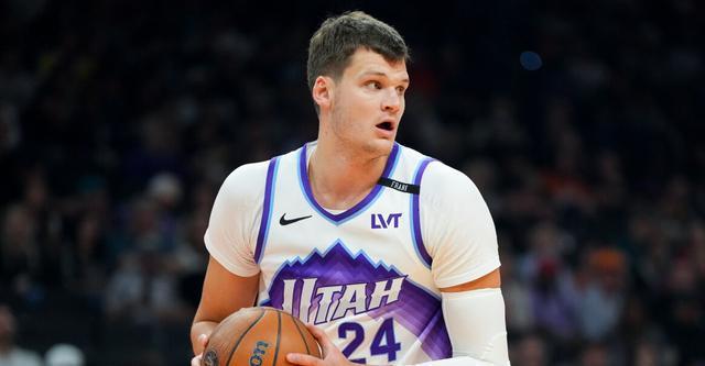 11月3日：瑞安·凯斯勒回盐湖城做左肩检查，NBA爵士内线告急谁扛起篮板？