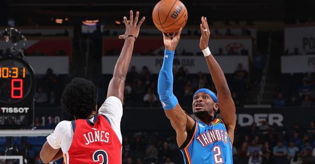 雷霆137-106血洗新奥尔良鹈鹕，开局7连胜，NBA这波比火箭那年更嚣张？