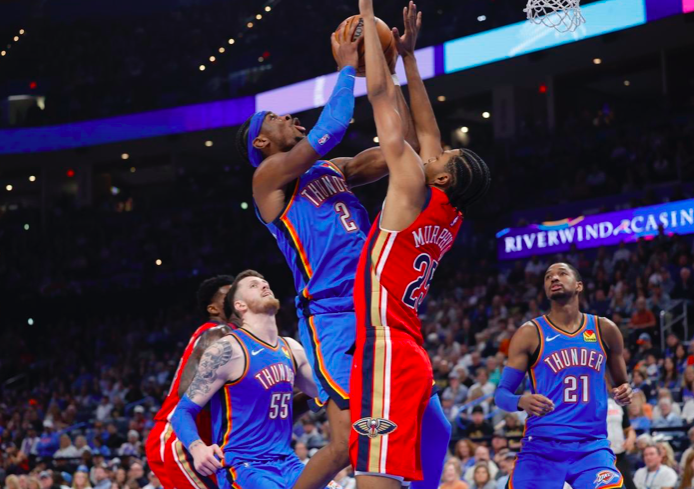 雷霆137-106痛击新奥尔良鹈鹕，NBA第7连胜，谁还能挡总冠军节奏？