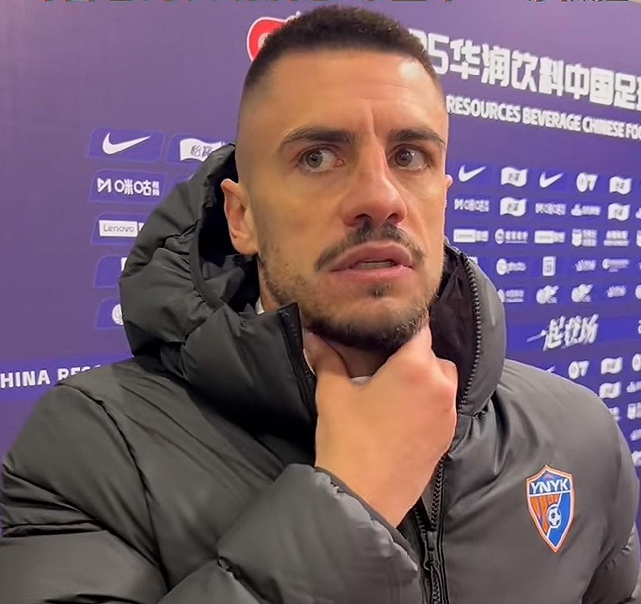 中超联赛29轮：云南玉昆1-0小胜，勒内·布尔克一句点燃球场