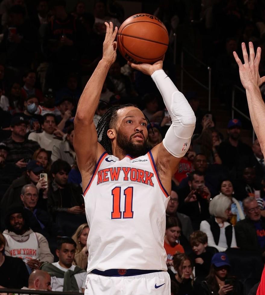 128-110！尼克斯主场拍死开季全胜公牛，NBA再见杰伦·布伦森31分秀