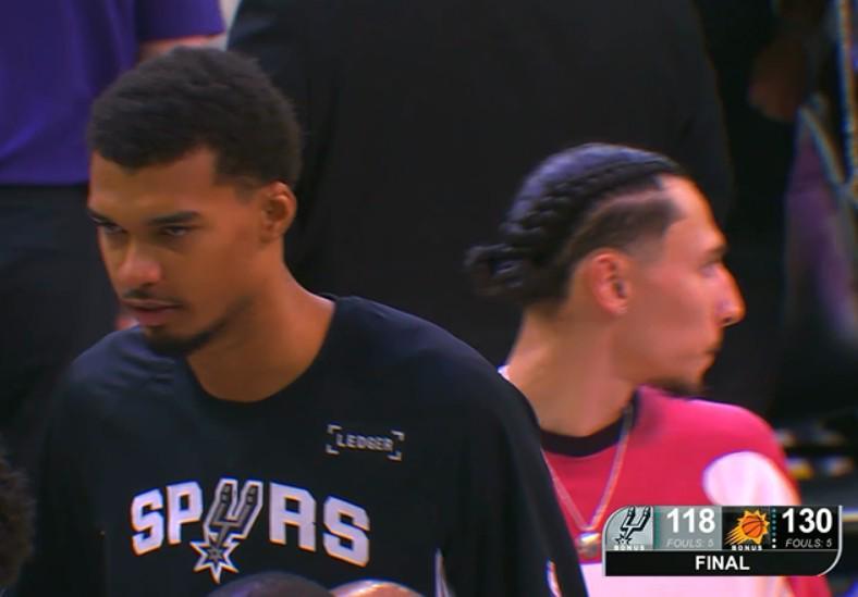 118-130，马刺队5连胜被终结，NBA只剩雷霆全胜