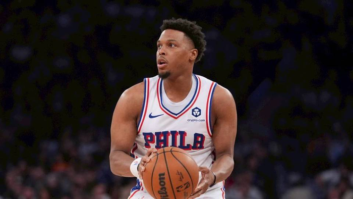 76人129-105大胜，凯尔·洛瑞第20个NBA赛季登场一记三分笑场