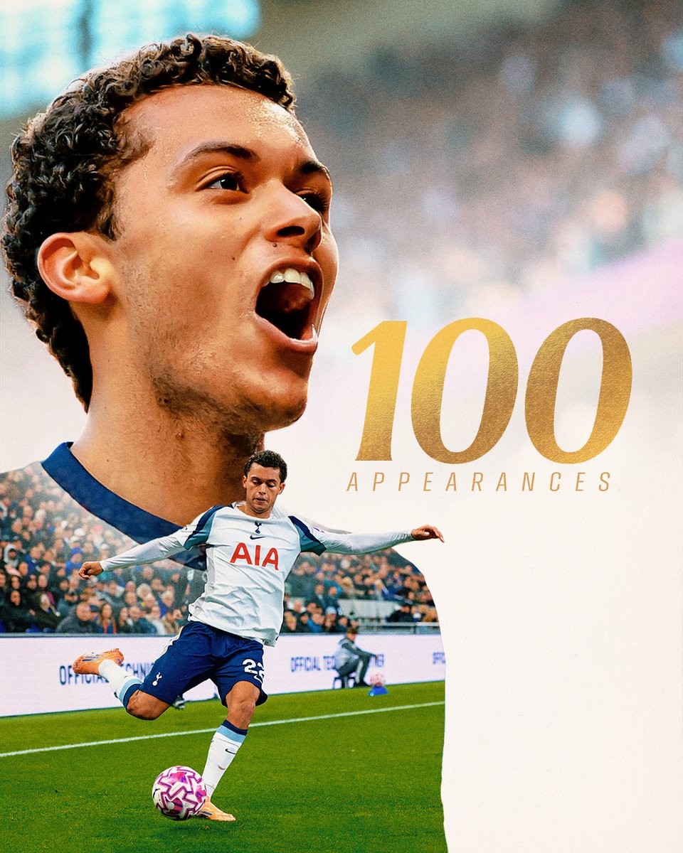 布伦南-约翰逊第100场出战，英超里托特纳姆热刺的5500万究竟买到啥？