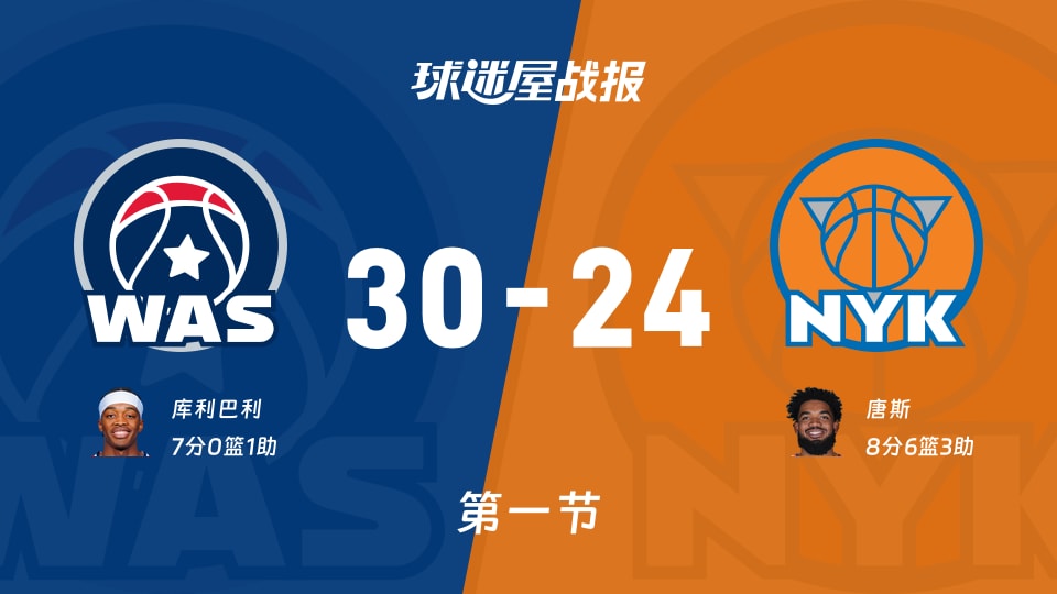 奇才30-24领先尼克斯？奇才vs尼克斯第一节战报暴露的7个毛病，NBA早场别睡着