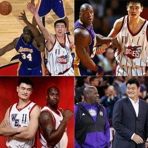 姚明三次封盖奥尼尔，16分能说明啥？NBA老派中锋的尴尬与荣耀