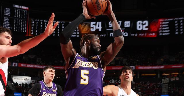 123-115力克？湖人拿下4连胜，NBA这场波特兰被按在地上摩擦