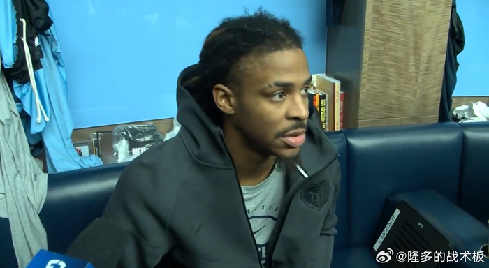 1句“不”比比分更刺眼：莫兰特在NBA赛后说了啥让人沉默