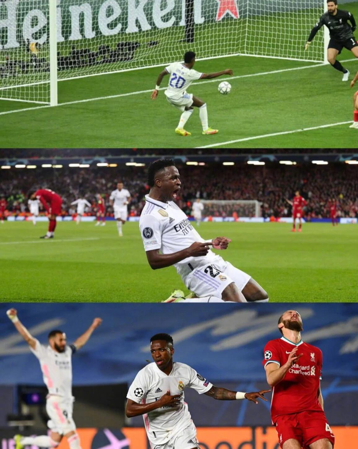 5场5球！维尼修斯面对利物浦，欧冠里皇马的老把戏又来了