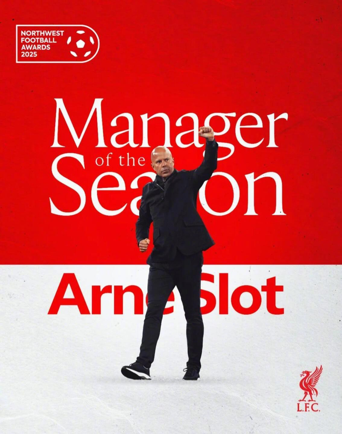 斯洛特夺西北足球奖最佳主教练，利物浦英超话题再起，1点硬伤
