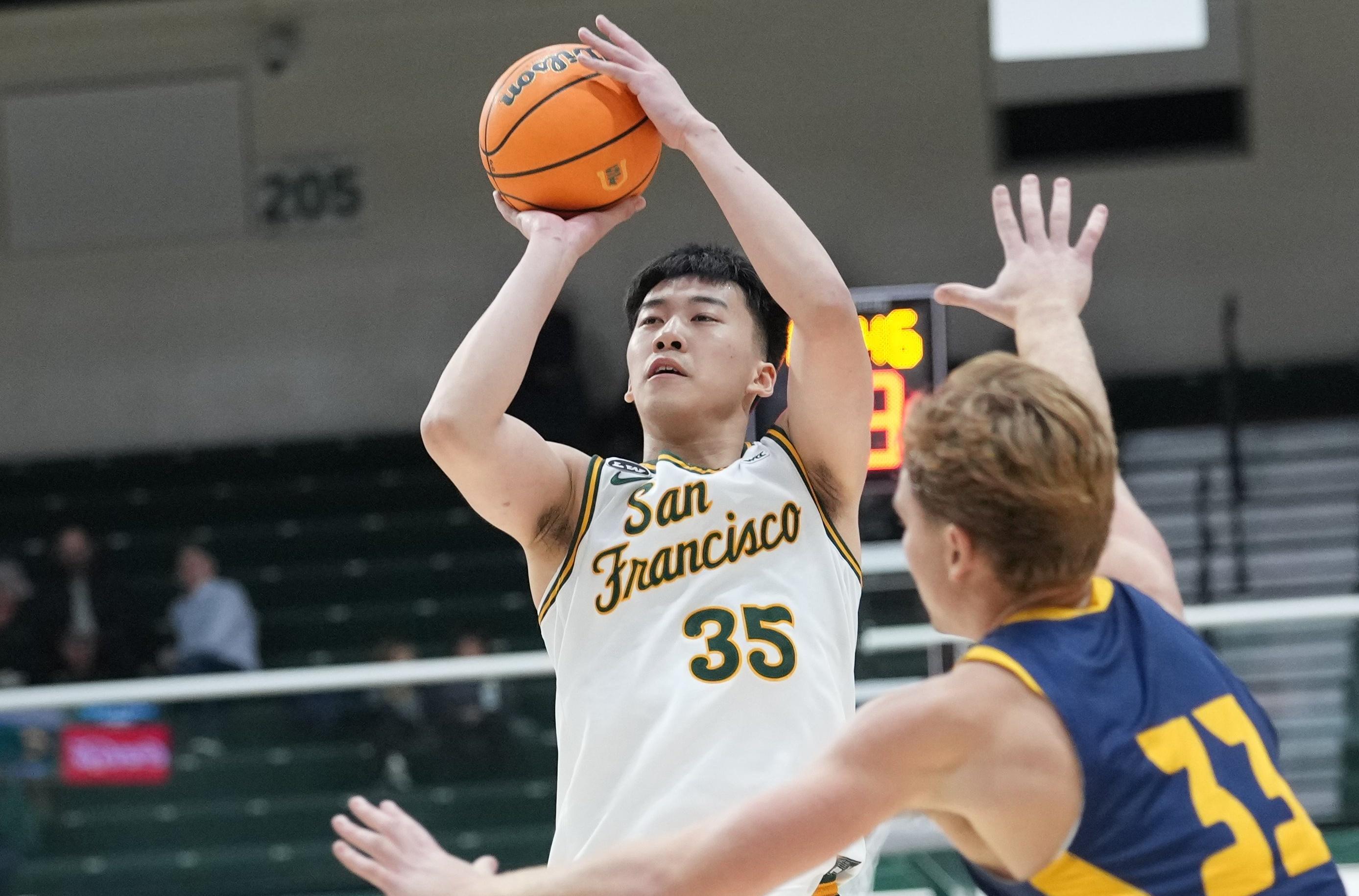 98-53大胜，旧金山大学NCAA揭幕：王俊杰9分坐稳新赛季首发?