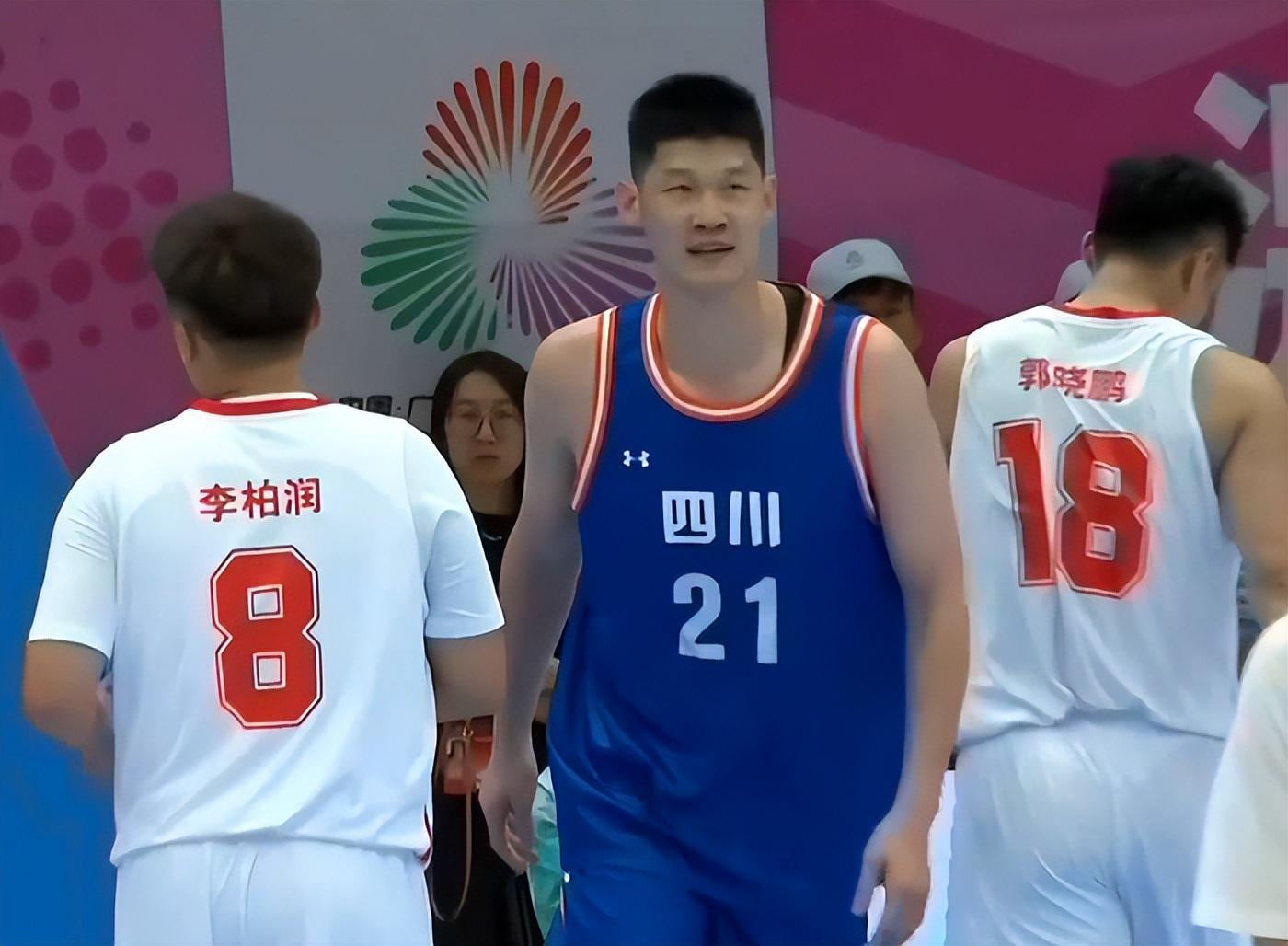 全运会124-61碾压，四川双塔像CBA外挂，替补像练习赛？