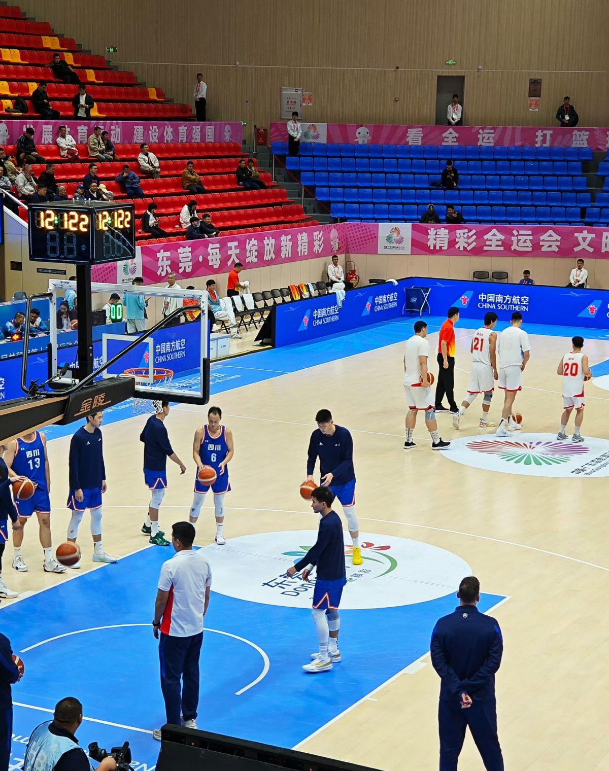 124分狂胜砸脸？四川队用CBA豪华阵容在全运会把湖北队掀翻