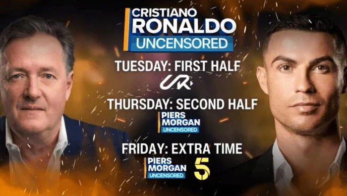 北京时间22:00上线！C罗专访上半场放送，英超球迷也得围观这戏码