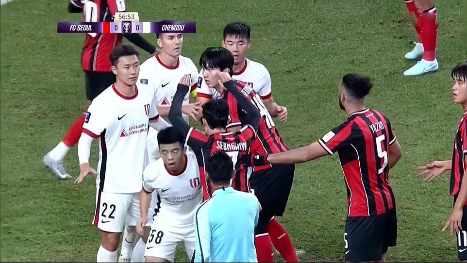 亚冠第4轮0:0，蓉城客场抢到1分，首尔FC场面压制却又没效率？