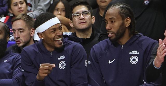 快船队背靠背缺两将：科怀·伦纳德与布拉德利-比尔缺阵，NBA中午12:00的考验