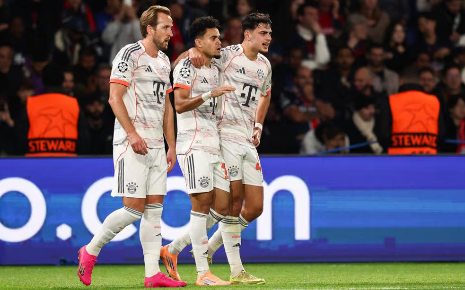 欧冠第4轮：拜仁2-1压巴黎，利物浦1-0送皇马首败