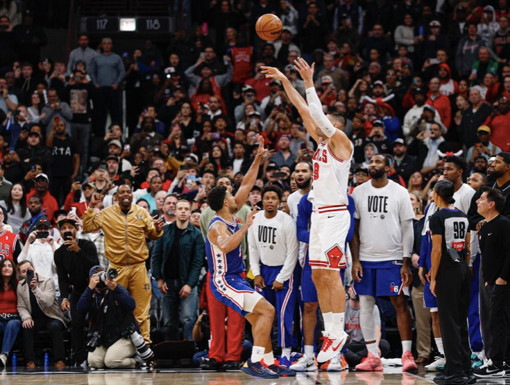 24分惊天逆转！公牛113-111击退76人，NBA东部第一换主