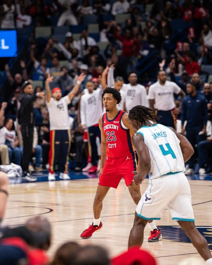 鹈鹕1胜6负终结6连败，锡安缺阵多点开花，黄蜂三球缺阵照样撑不住