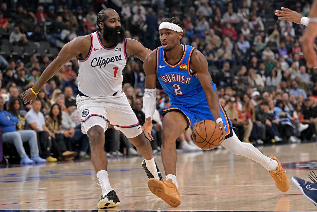 8连胜豪取场面：雷霆队在NBA把快船队打成训练赛？