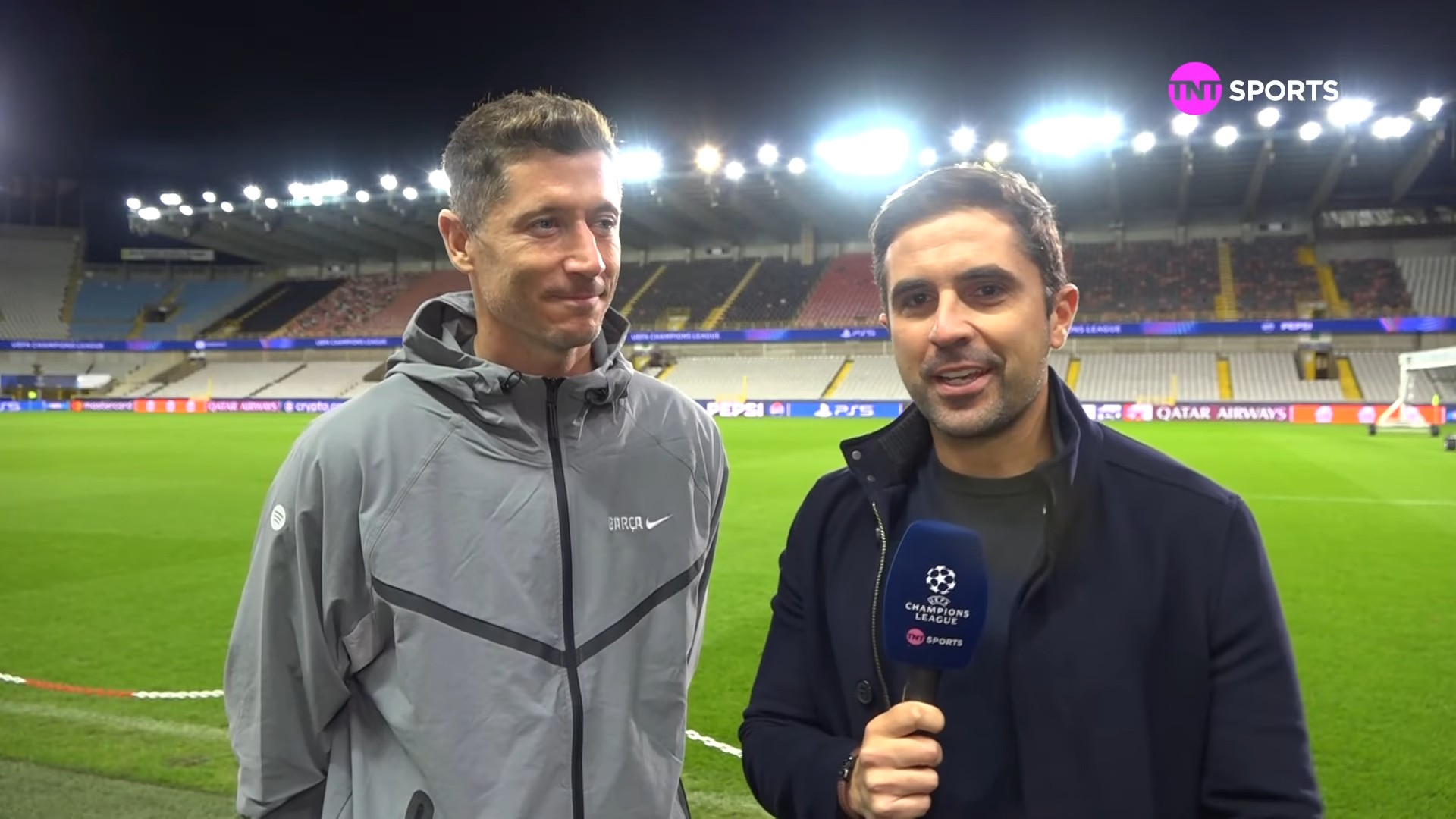 欧冠第4轮：巴塞罗那客战布鲁日，莱万说要耐心等90分钟？