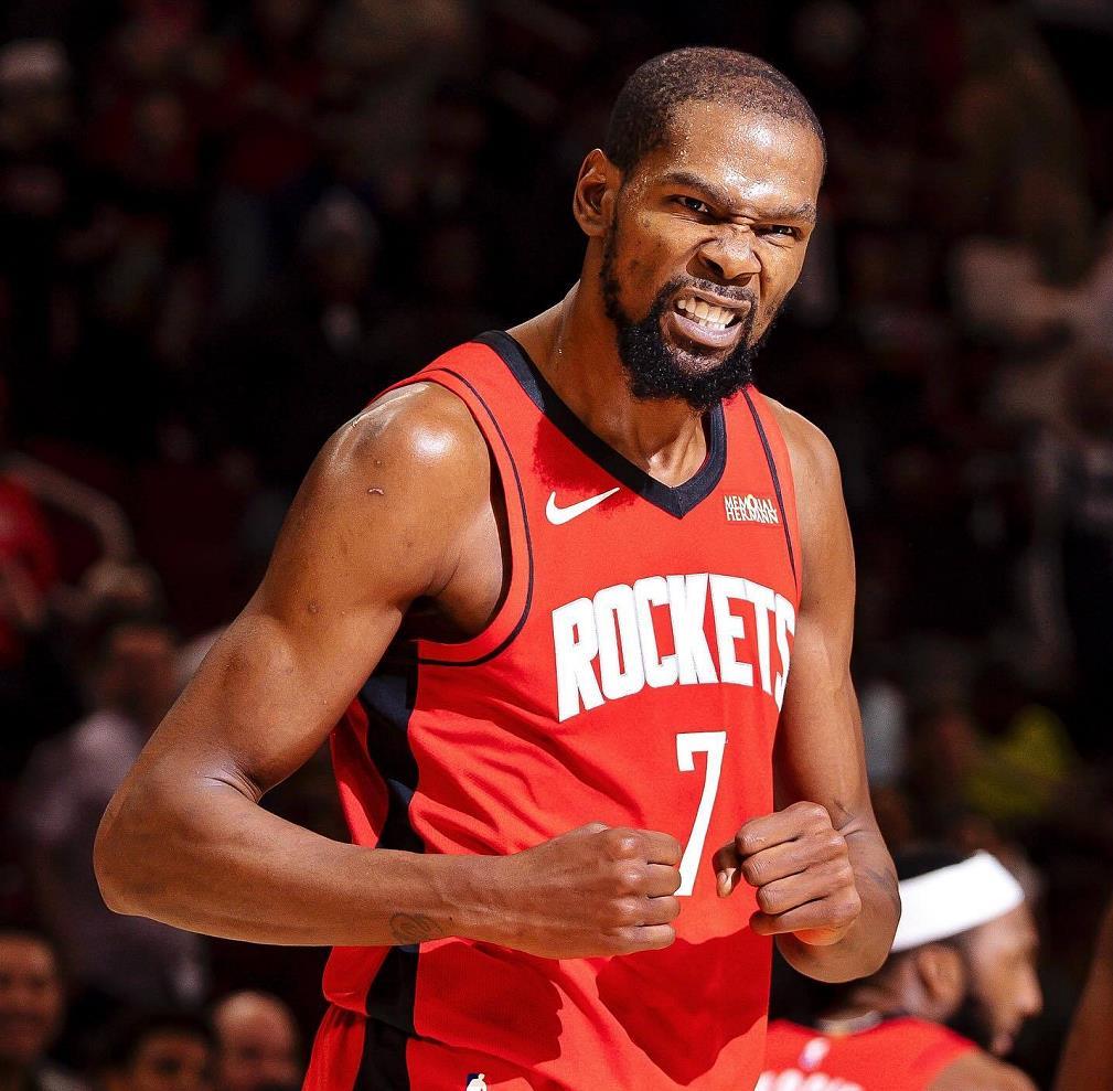 6个筹码换来凯文杜兰特，NBA火箭瞬间登顶争冠名单？