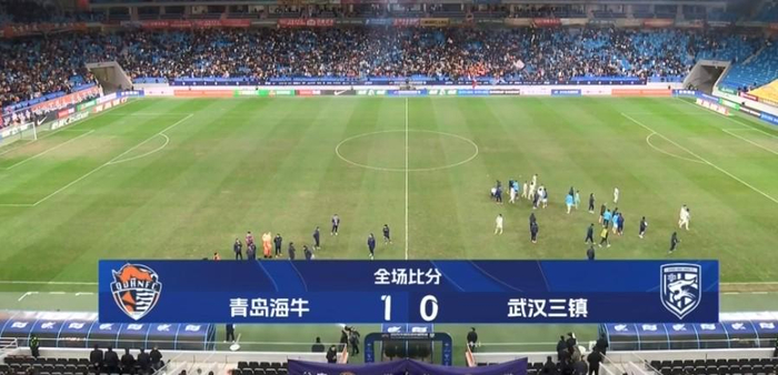 中超第29轮：武汉三镇0-1告负，保级已定却像躺着上岸？
