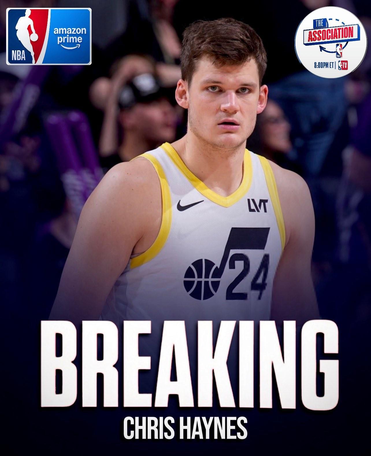 11月6日：爵士24岁中锋瑞安·凯斯勒左肩手术，NBA赛季报销14.4+10.8？