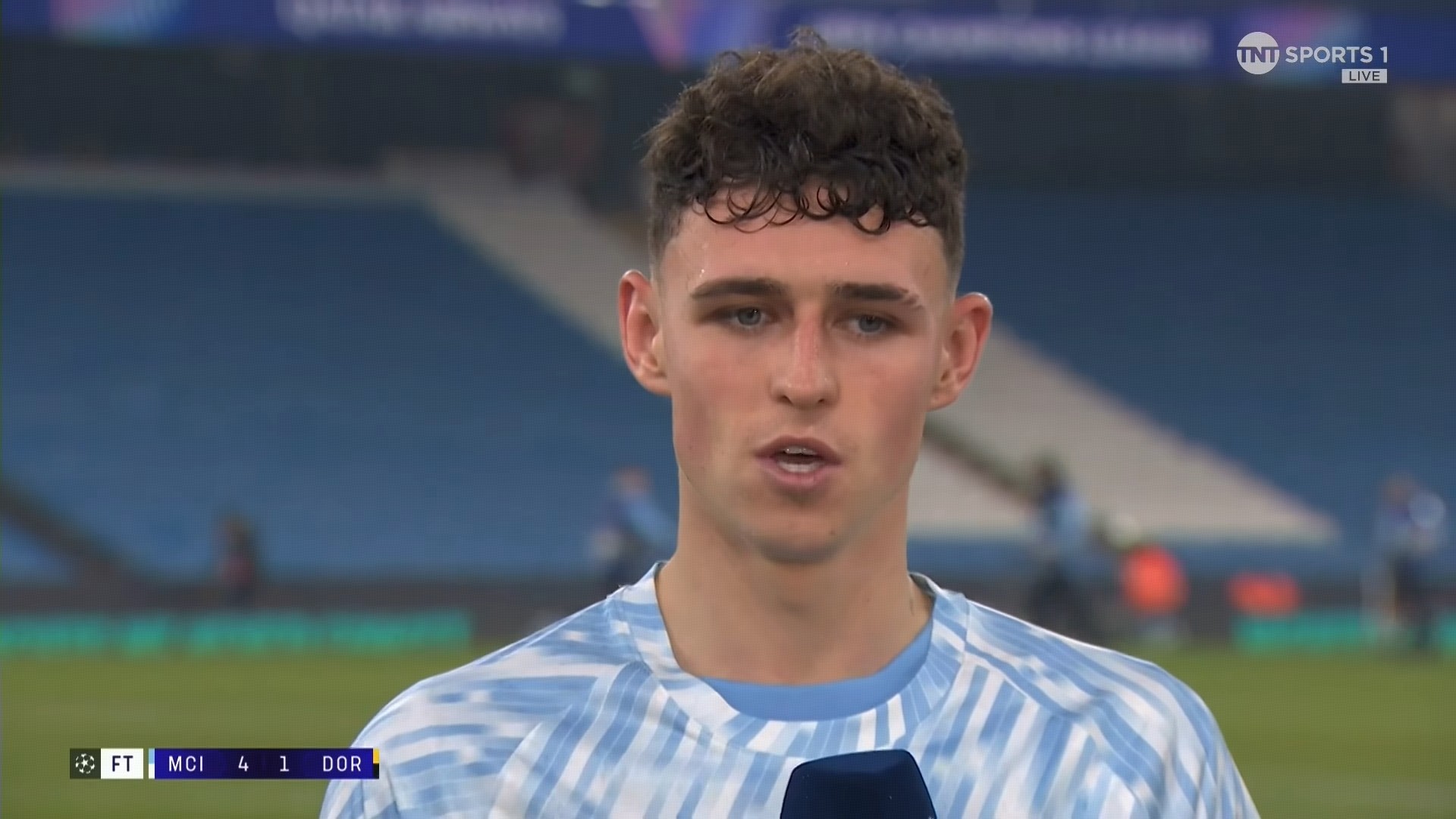 欧冠第4轮：曼城4-1多特蒙德，福登梅开二度，英超节奏又被撕开