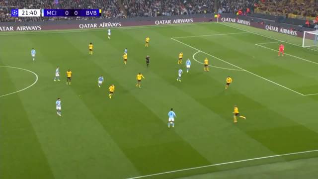 福登1个假动作变热门，曼城欧冠4球夜把多特蒙德当配角